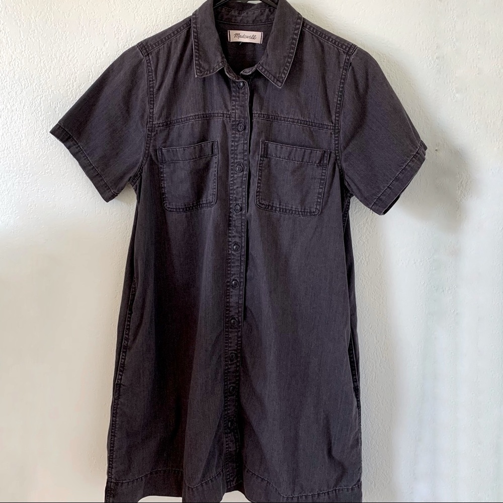 Madewell Button-up Denim Shirt Dress